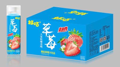 好巧草(cǎo)莓真果肉428ML