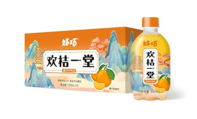 好巧桔子汁汽水(shuǐ)330ml  